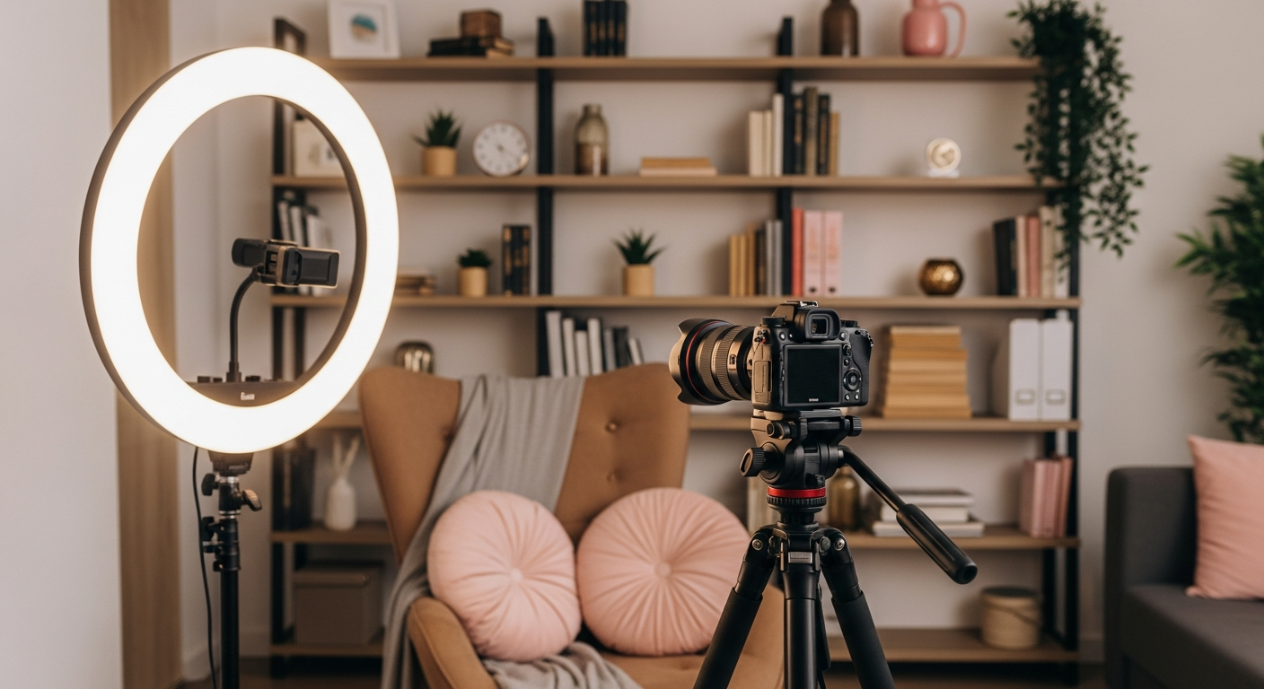 YouTube home studio setup